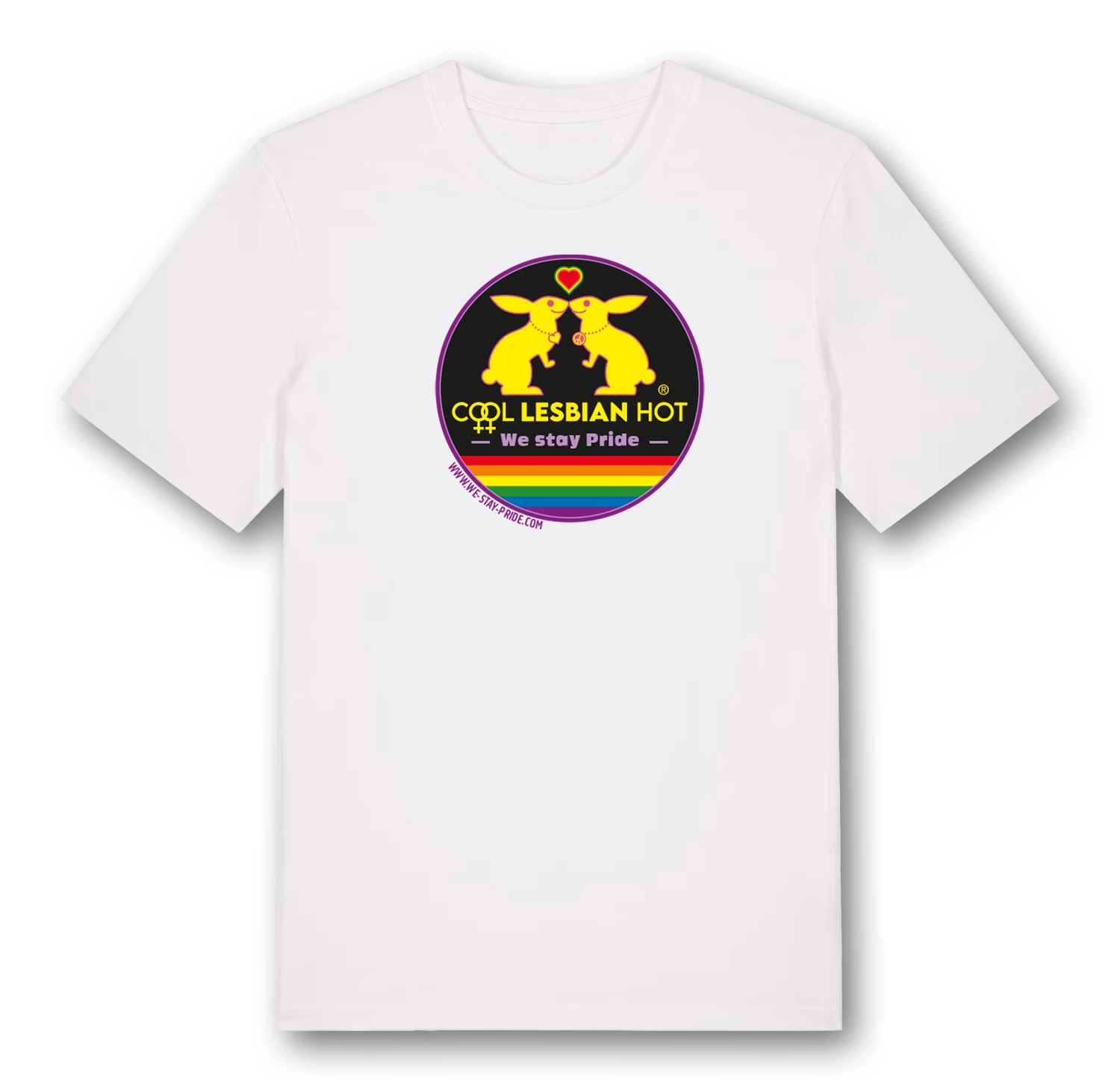 Weißes Shirt – Cool Lesbian Hot